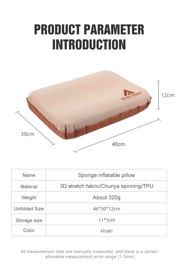 Premium Inflatable Travel Pillow