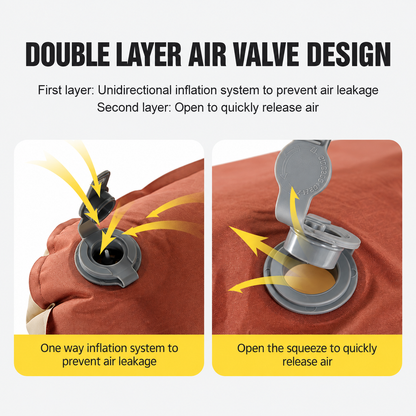 Self-Inflating Camping Pillow