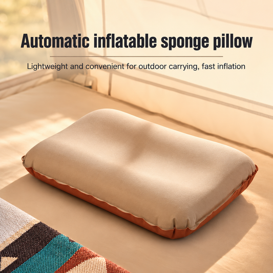 Self-Inflating Camping Pillow