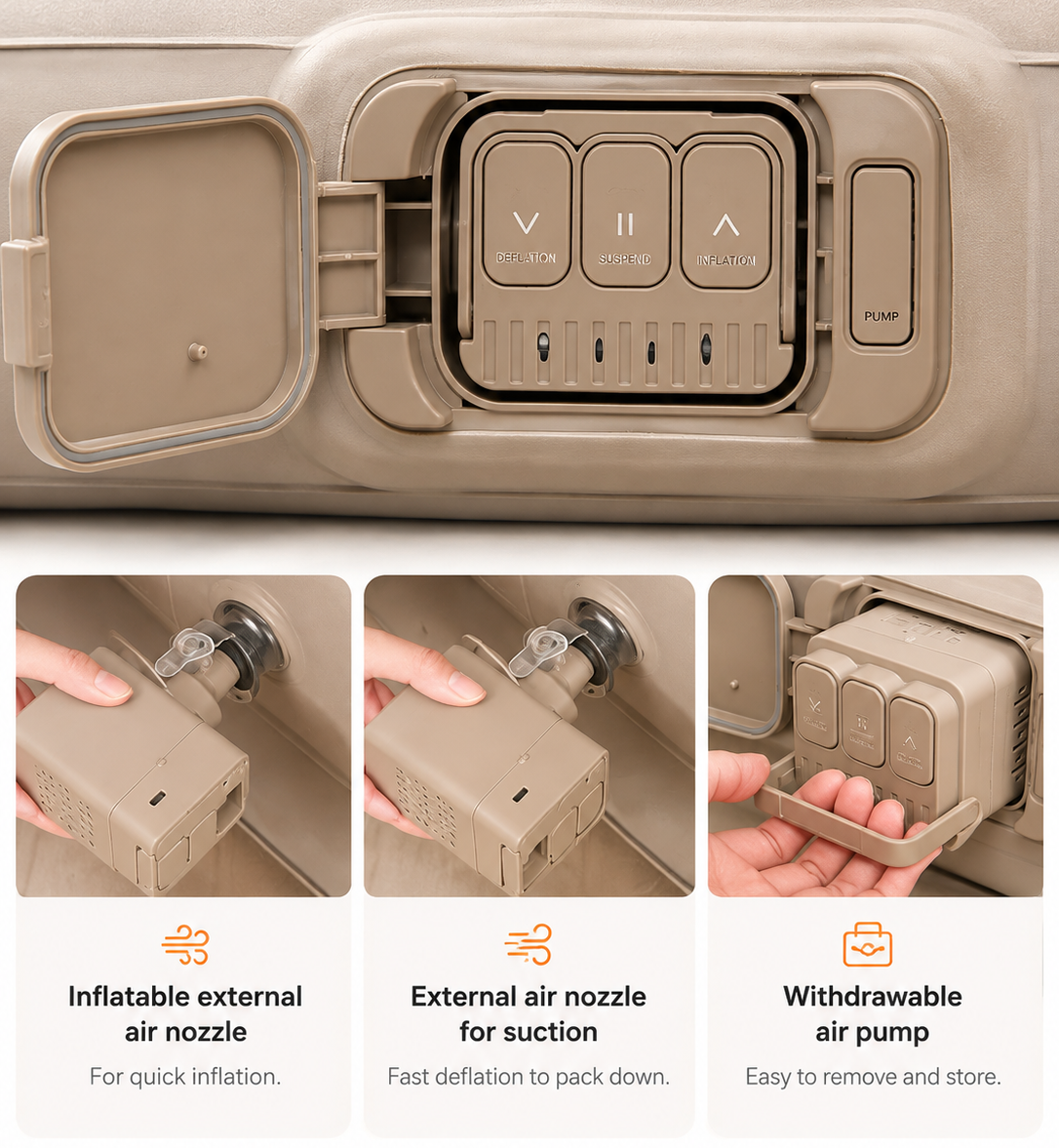 Model Y Self-Inflating Car Mattress